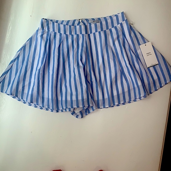 Blashe Striped Boho Shorts (Skorts) - Picture 2 of 4